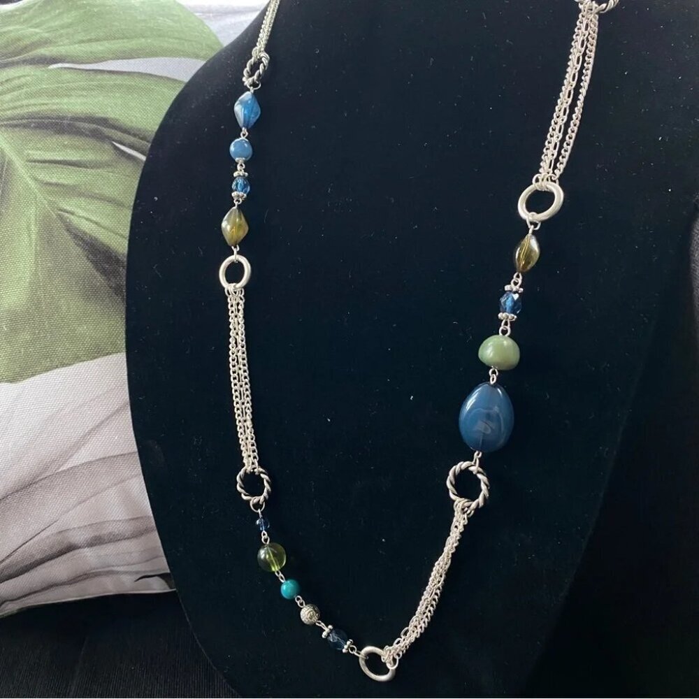 Robert Rose NWT Long Beaded Necklace Vintage - Picture 4 of 5